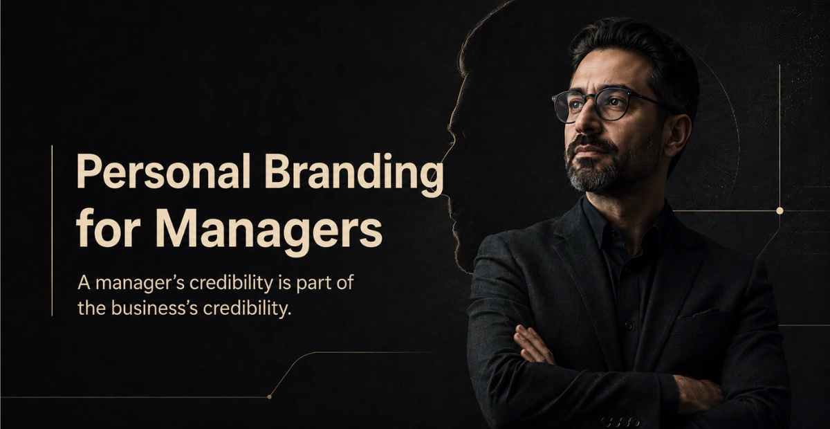 Personal branding for managers and CEOs, highlighting executive credibility and business reputation
